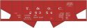 Railroad Decal Set -- Toledo and Ohio Central NYC USRA 2-Bay Hopper (Boxcar Red Car), HO, Tichy Train Group 10277
