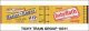 Railroad Decal Set -- NADX Wood Reefer (Butterfinger and Baby Ruth Candy Billboard Logos), N, Tichy Train Group 10311N