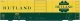 Railroad Decal Set -- Rutland 40′ Steel Boxcar (green, yellow car), HO, Tichy Train Group 10293