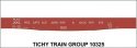 Railroad Decal Set -- Wellsville, Addison & Galeton 52′ Steel Gondola with Fishbelly Sill, HO, Tichy Train Group 10325