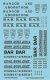 Railroad Decal Set -- Bangor & Aroostook Roadname Set (black), HO, Tichy Train Group 10426