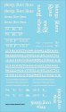 Railroad Decal Set -- Nickel Plate Road Roadname Set (white), HO, Tichy Train Group 10417