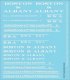 Railroad Decal Set -- Boston & Albany Roadname Set (white), HO, Tichy Train Group 10405