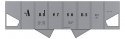Railroad Decal Set -- The Andersons 2-Bay Panel Hopper (Gray Car), HO, Tichy Train Group 10149