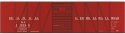 Railroad Decal Set -- Georgia Railroad USRA 40′ Single-Sheathed Boxcar, HO, Tichy Train Group 10167