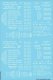 Railroad Decal Set -- Generic Tank Car Data (white lettering), N, Tichy Train Group 10385N
