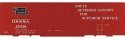 Railroad Decal Set -- Duluth, South Shore & Atlantic 40′ Steel Boxcar (South Shore Logo), HO, Tichy Train Group 10137