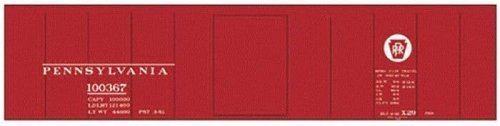 Railroad Decal Set -- Pennsylvania Railroad Class X-29 Boxcar, HO, Tichy Train Group 10011
