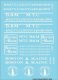 Railroad Decal Set -- Boston & Maine - MTC Roadname Set (white), N, Tichy Train Group 10415N