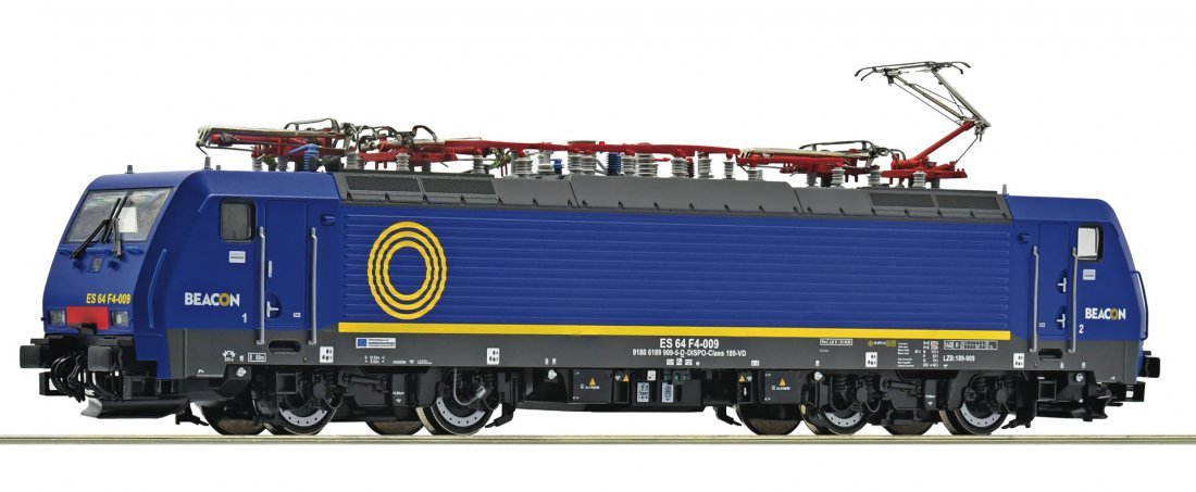 Electric locomotive 189 909-5, Beacon Rail, HO, Roco 7510188