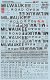 Railroad Decal Set -- Milwaukee Road 4000 Cubic Foot & Smaller Covered Hoppers, N, Microscale Industries Inc 601347