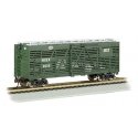 40′ Stock Car - Ready to Run - Silver Series(R) -- New York Central 2038 (green), HO, Bachmann Industries 18517