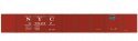 Railroad Decal Set -- New York Central 42′ Drop-Bottom Gondola (black NYC System Logo), O, Tichy Train Group 10038O