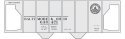 Railroad Decal Set -- Baltimore & Ohio Class N-34 2-Bay Covered Hopper (13 States Logo), O, Tichy Train Group 10069O
