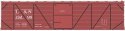 Railroad Decal Set -- Louisville & Nashville 40′ Single-Sheathed Wood Boxcar (Boxcar Red, No L, O, Tichy Train Group 10241O