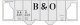 Railroad Decal Set -- Baltimore & Ohio Class N-38 2-Bay Covered Hopper (Large B&O), O, Tichy Train Group 10070O