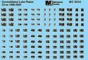 Consolidated Lube Plates -- 1990-2000, HO, Microscale Industries Inc 5004