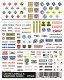 Dry Transfer Signs -- Crate, Labels & Warning Signs, HO, Woodland Scenics 560