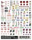 Dry Transfer Signs -- Service Station Signs, N, Woodland Scenics 574