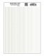 Dry Transfer Stripes - .010, 1/64, .022, 1/32 & 3/64′ Wide -- White, All Scales, Woodland Scenics 760