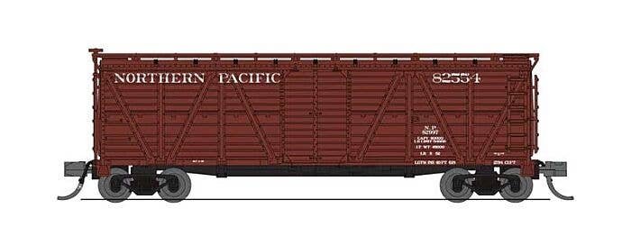 PRR K7 Stock Car with Mule Sounds - Ready to Run -- Northern Pacific 82719 (Boxcar Red), N, Broadway Limited Imports 8461