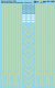 Railroad Decal Set -- Delaware & Hudson GE U23B & Alco RS3 Stripes & Number Boards (U, HO, Microscale Industries Inc 871455