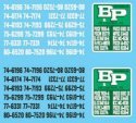 Vehicle Decal Set -- B&P Motor Express, HO, Lonestar Models 12030