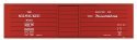 Railroad Decal Set -- Milwaukee Road Ribbed-Side Boxcar w/Hiawathas Slogan, O, Tichy Train Group 10021O