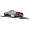 8-Axle Hot Metal `Torpedo` Car w/Flickering Load - 3-Rail - Premier -- Arcelor Mittal (gray, white), O, Atlas O 3007116