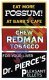 Barn Sign Decals -- Set 1 - Eat More Possum, Chew Redman, Dr. Pierce, HO, Blair Line 2250