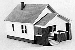 Porch kit -- 1/2 x 1′ 1.3 x 2.5cm, HO, Rix Products 204