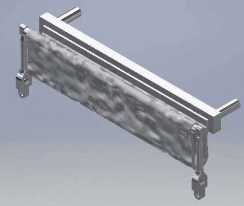 Cab Window Shade Cloth -- Stowed Position pkg(2), HO, Cal Scale 678