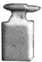 Miniature Tools -- Anvil w/Stand pkg(2), N, Detail Associates 8418