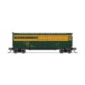 PRR K7 Stock Car with Sheep Sounds - Ready to Run -- Chicago & North Western 14707 (yellow, green), N, Broadway Limited Imports 