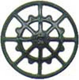 Ajax Type Brake Wheels pkg(8) -- Black, HO, Kadee Quality Products 2040