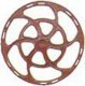 Equipco Type Brake Wheels pkg(8) -- Red Oxide, HO, Kadee Quality Products 2031
