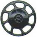 Universal Type Brake Wheels pkg(8) -- Black, HO, Kadee Quality Products 2043