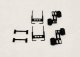 Semi Tractor Stacks, Breather, Fuel Tanks -- Unpainted, HO, Herpa Models 5501