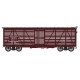 Harriman 40′ Stock Car - Ready to Run -- Texas & New Orleans (Boxcar Red), HO, Intermountain Railway Company 39015