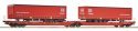 Articulated double-pocket wagon T3000e, DB AG, HO, Roco 6600168