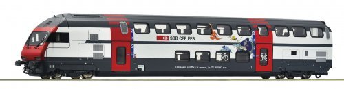 Double-deck control cab coach, SBB, HO, Roco 6210218
