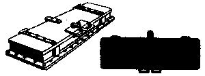 Tender Water Hatch (Brass Casting) -- Rectangular, HO, Cal Scale 232
