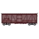 Harriman 40′ Stock Car - Ready to Run -- Pacific Electric (Boxcar Red), HO, Intermountain Railway Company 39018