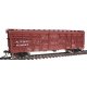 Single Deck Stock Car - Assembled: Santa Fe Class SK-U -- Santa Fe 1938-43 w/K Brakes (Boxcar Red), HO, Intermountain Railway Co