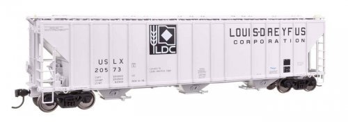 55′ Evans 4780 Covered Hopper - Ready To Run -- Louis Dreyfus USLX 20573, HO, WalthersProto 106199