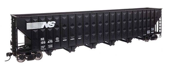 73′ Greenville 7,000 Cubic Foot Wood Chip Hopper - Ready to Run -- Norfolk Southern 199475, HO, WalthersMainline 56359