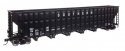 73′ Greenville 7,000 Cubic Foot Wood Chip Hopper - Ready to Run -- Southern Railway 134213 (bla, HO, WalthersMainline 56372