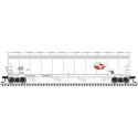 ACF 5800 4-Bay Covered Hopper - Ready to Run - Master(R) -- KT Clays ACFX 68444 (whi, HO, Atlas Model Railroad Co. 20007670