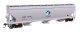 60′ NSC 5150 3-Bay Covered Hopper - Ready to Run -- Archer-Daniels-Midland 52235, HO, WalthersMainline 7737