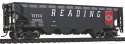 Offset Hopper - Ready to Run -- Reading (black, red Large Lettering, Anthracite Logo), HO, WalthersTrainline 1422